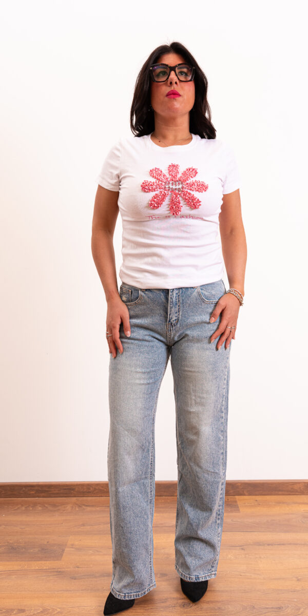 T-shirt fiore